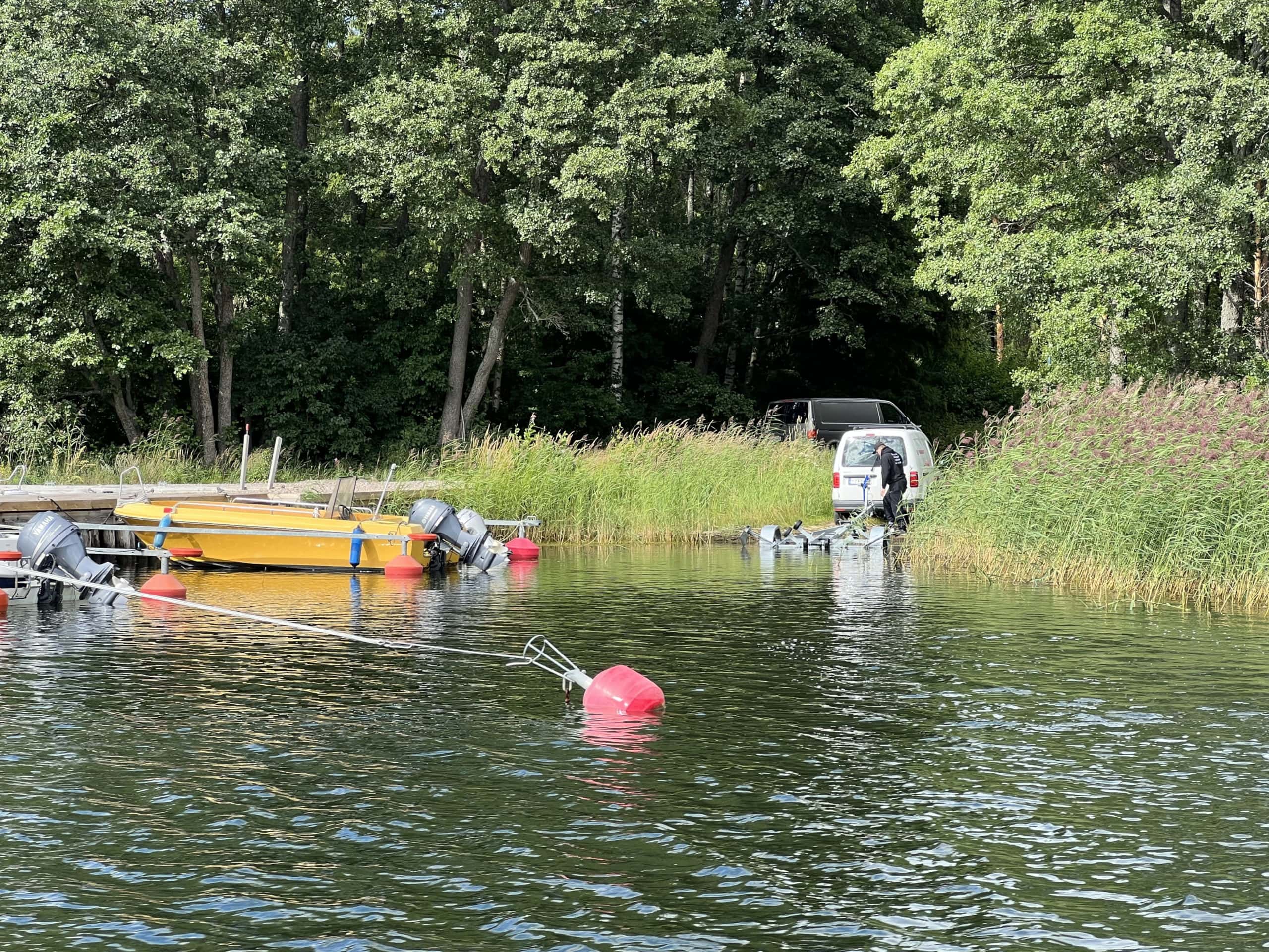 Tolfsnäs Veneenlaskupaikka Mereltä